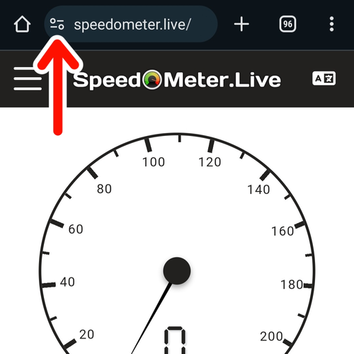 Velocímetro en vivo en línea